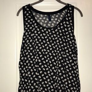 elephant print tank top